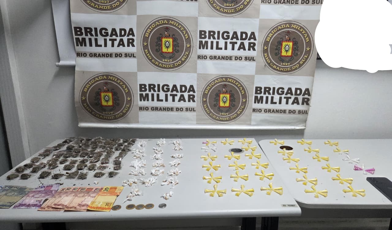 Brigada Militar prende homem por tráfico de drogas em Alvorada